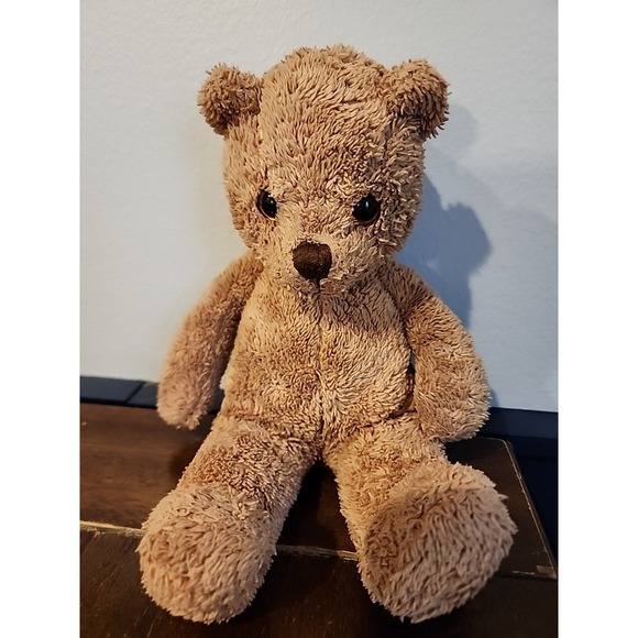 Commonwealth plush teddy‎ bear brown textured fur 2006 10